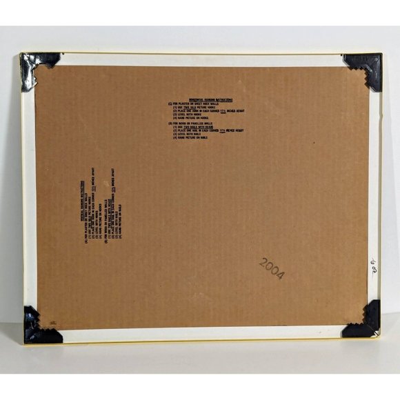 VTG Y2K Disney Parks Mickey & Minnie Mouse Poster Framed Art 16x20" Walt World - Picture 4 of 4